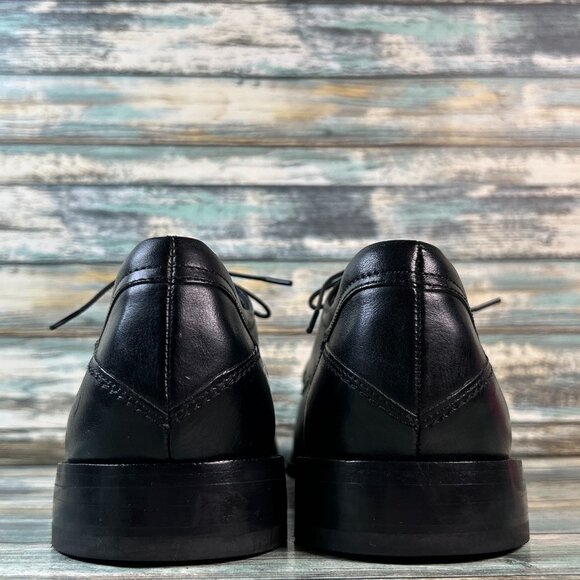 Florsheim Oxfords Mens 10.5D Welles Black Calfskin Leather Dress Shoes Cap Toe main image 5
